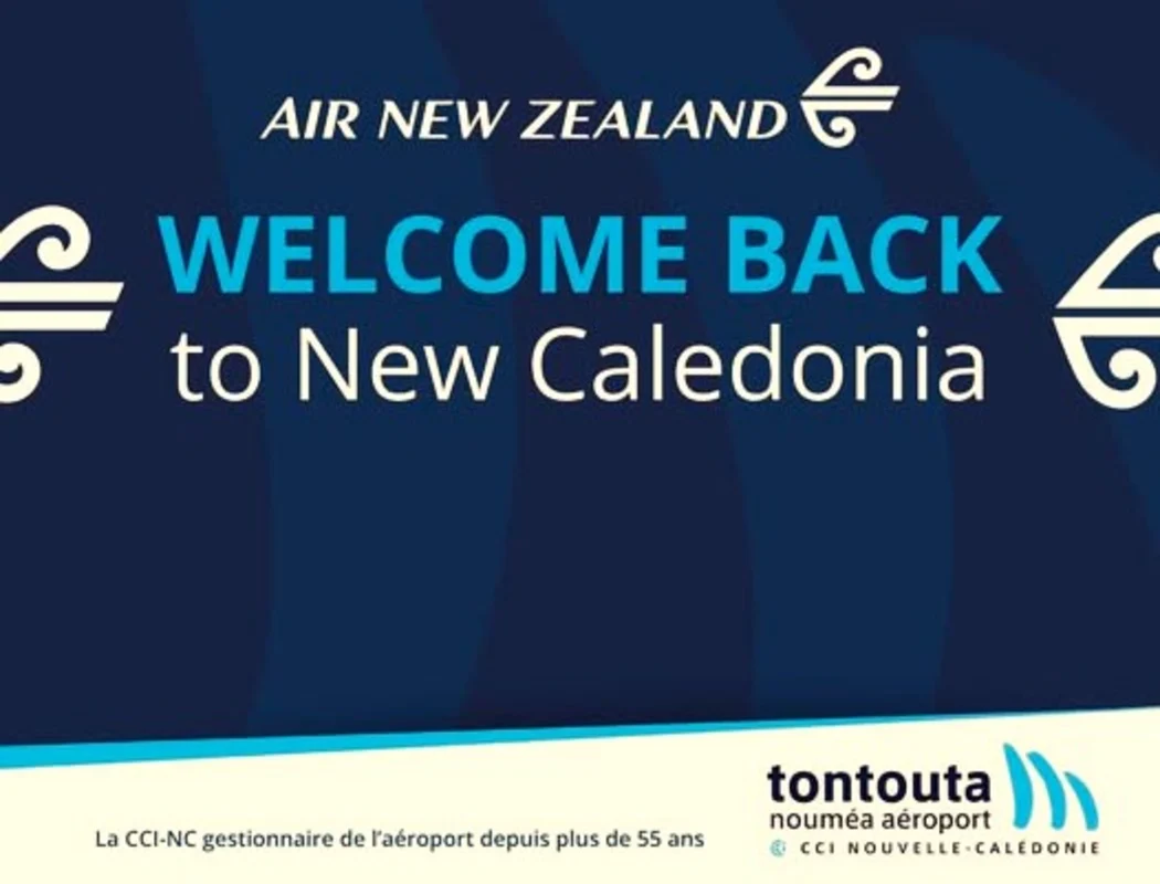 Air New Zealand tái khởi động đường bay Auckland-Nouméa sau gần 18 tháng đình chỉ 2 Welcome Back Air New Zealand - 1 November 2025 - PHOTO Aéroport international de Nouméa-La Tontouta