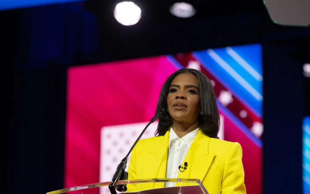 Candace Owens Speaks at an event in the US in 2023.