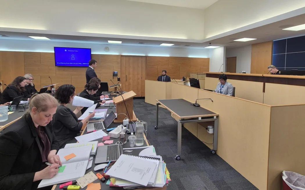 Coroner's lawyer Nick Whittington questioning Edaan Lennan