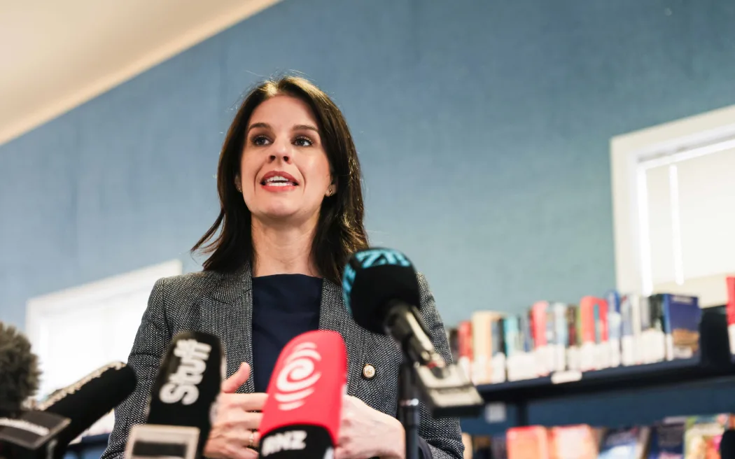 Education Minister Erica Stanford at Brooklyn School