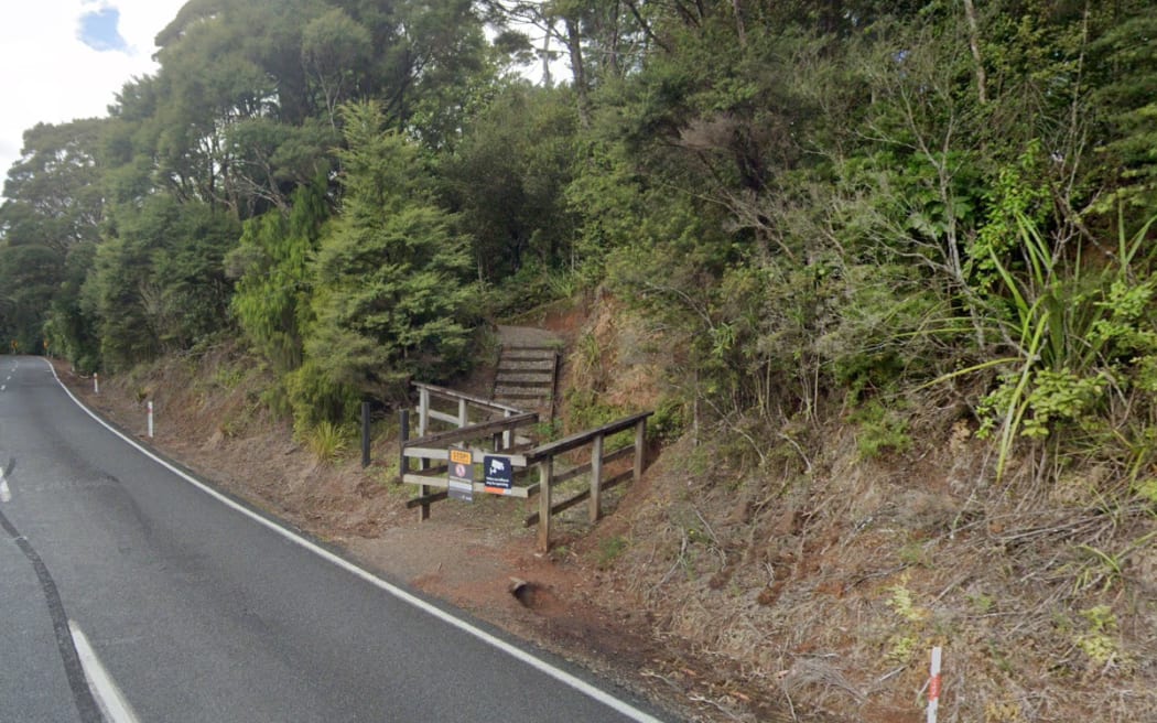 Fairy Falls entrance on Scenic Drive.