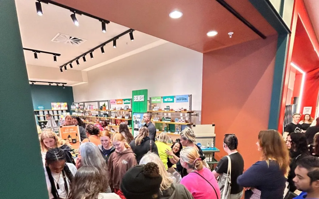 Ethical beauty brand The Body Shop has returned to this country with a new franchise owner and a new store in Richmond near Nelson.