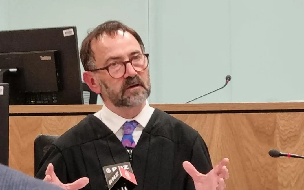 Judge Tony Fitzgerald presides over monthly sittings at the New Beginnings Court.