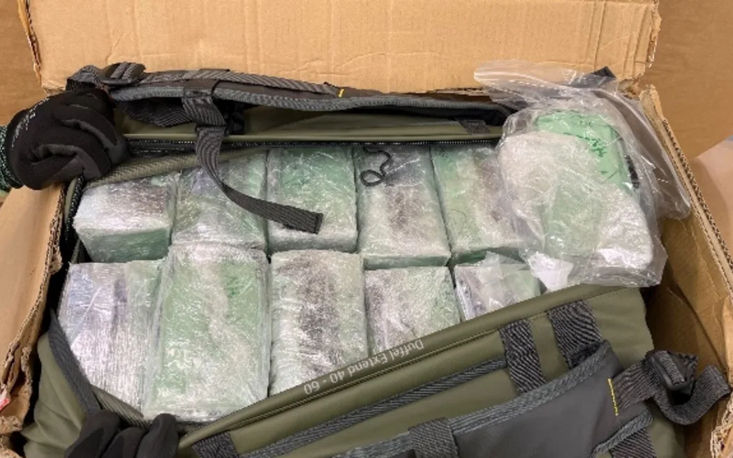 Methamphetamine with an estimated street value of $21.7 million was seized.