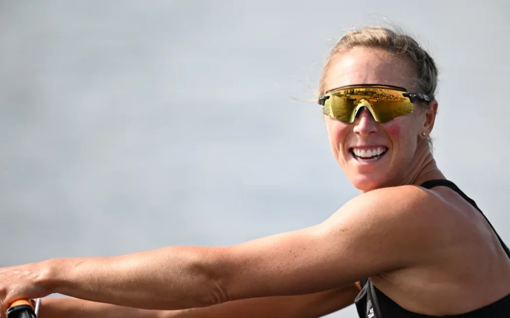 Emma Twigg: Vô địch thế giới ở tuổi 38, vẫn chưa muốn dừng lại! 1 NZ rower Emma Twigg.