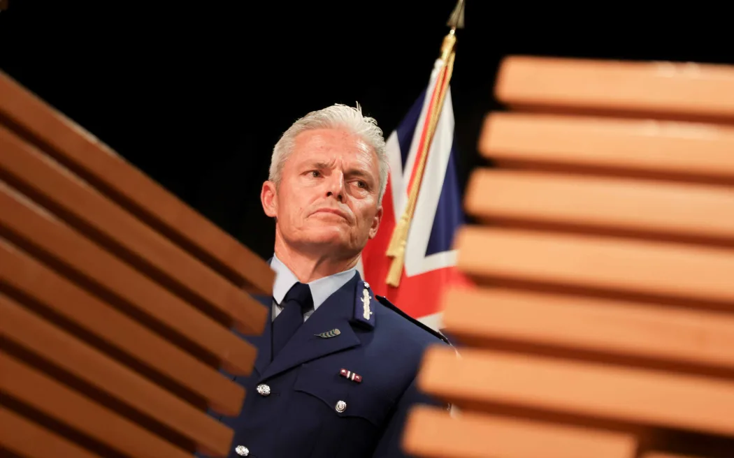 Police Commissioner Richard Chambers after a damning report into police conduct.