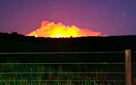 Smoke from the Tongariro National Park fire can be seen from a property more than 25km away.