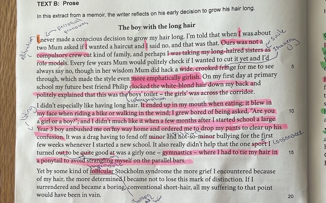 An article from the 2025 NCEA level 2 English exam.