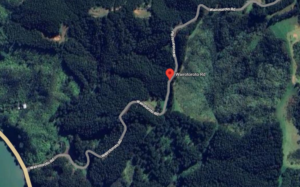 Wairotoroto Road, where Greg Stevens crashed and was killed.